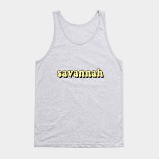 Savannah Soft Yellow Tank Top